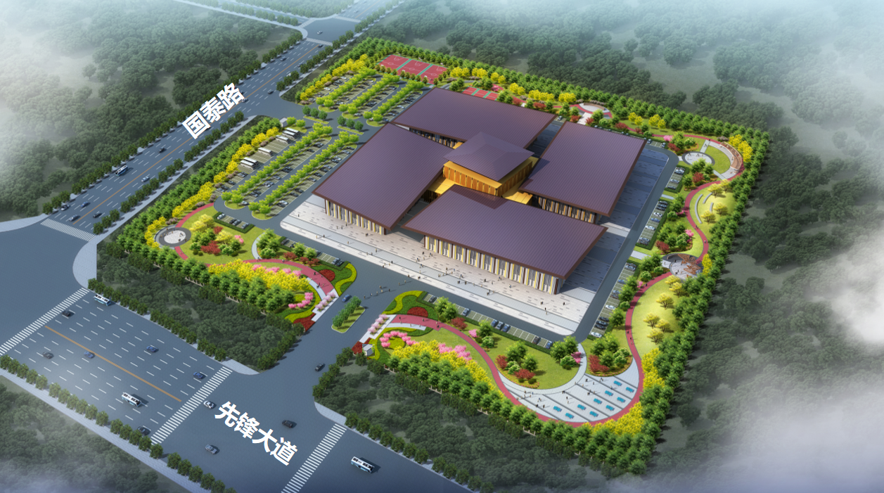 新疆兵团第十三师新星市体育馆（方舱医院）建