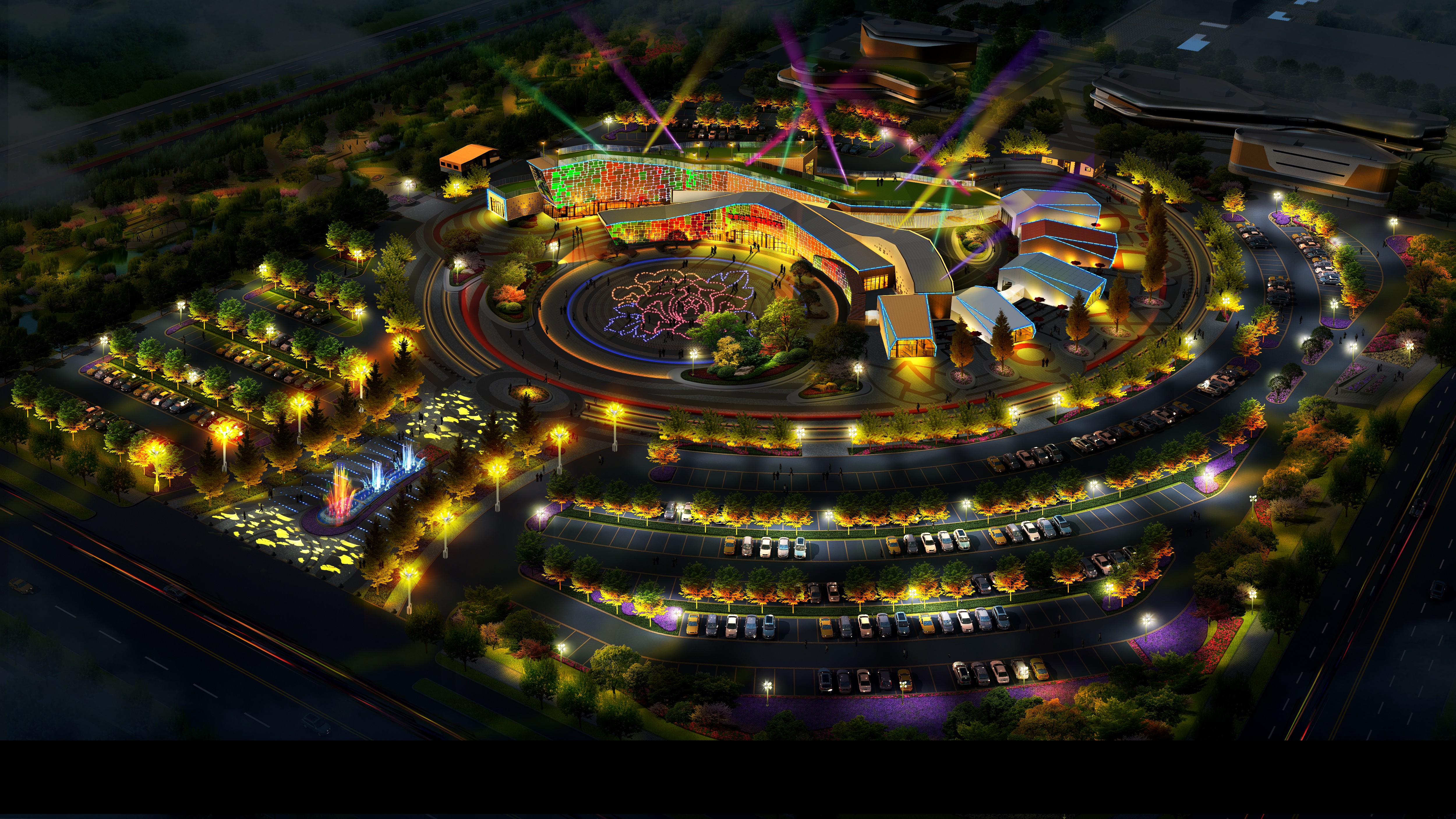 克拉玛依独山子城市亮化美化设计